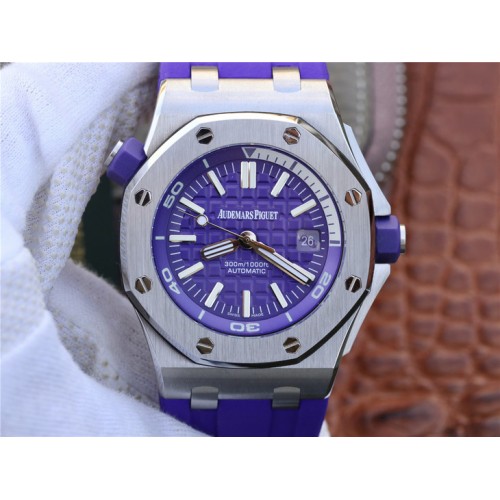 Audemars Piguet v8 Version Royal Oak 15710ST blau