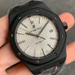  Audemars Piguet 15400 DLC mattem Weiß Uhrwerk 9015 replica paypal 