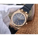 OM Audemars Piguet Royal Oak 15400 Herrenuhr Lederarmband replica uhren