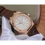 OM Audemars Piguet Royal Oak 15400  41mm Lederarmband replica uhren