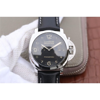 Panerai pam00359 p.9000 schwarzes lederband