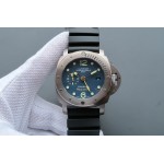 panerai luminor submersible gmt pole 2 pole schwarz