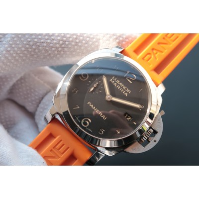 Panerai PAM35 stahl  gelb kautschukband