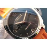 Panerai PAM35 stahl  gelb kautschukband