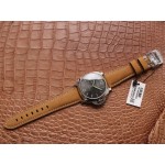  Panerai 904L 42mm schwarzes Zifferblatt braunes lederband