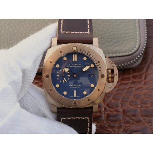  Panerai submersible Pam671 blaues Zifferblatt