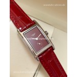 Longines Dolce Vita Quarz 23mm Damenuhr mit rotem Zifferblatt AAA