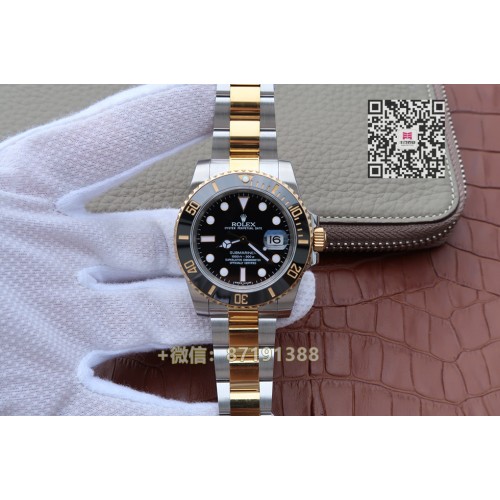 Rolex Noob Factory 116613 schwarz Gelbgold replica