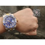 Rolex Noob Fabrik V7 116613LB submariner Diamant two tone replica 