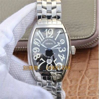 Franck Muller Casablanca 8880 Stahl Schwarz eta 2824