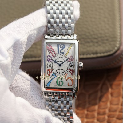 Franck Muller Long Island colour dream Weiss stahl