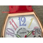 franck muller color dreams Rose Gold rotes  lederband 