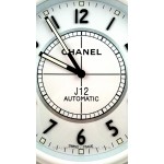 Chanel J12 arabische Ziffern weiss swiss made wanduhr