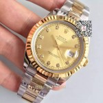 Rolex Noob factory 126333  two tone  41mm Gelbgold Zifferblatt replica 