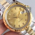 Rolex Noob factory 126333  two tone  41mm Gelbgold Zifferblatt replica 