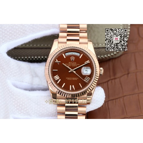 Rolex noob Factory Datejust Roségold 228235 Rosenrot replica 