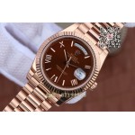 Rolex noob Factory Datejust Roségold 228235 Rosenrot replica 