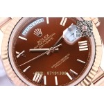 Rolex noob Factory Datejust Roségold 228235 Rosenrot replica 