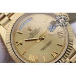 Rolex Noob Factory 228238 V7 gold 40 mm day date replica