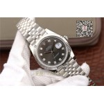 Rolex datejust   Noob Factory 126334 grau diamond replica