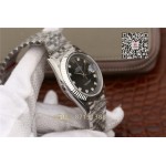 Rolex datejust   Noob Factory 126334 grau diamond replica