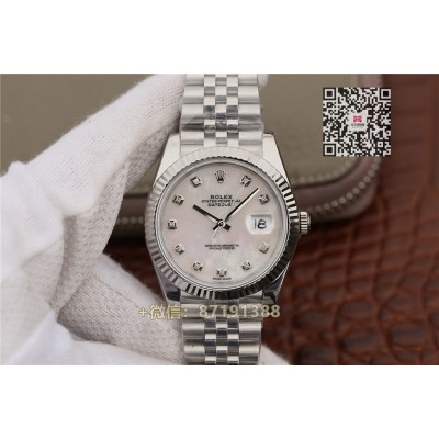 Rolex datejust  Noob Factory 126334 Shell-Zifferblatt  Edelstahl replica