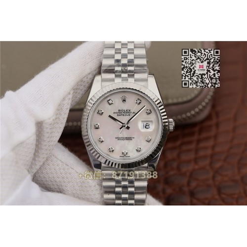 Rolex datejust  Noob Factory 126334 Shell-Zifferblatt  Edelstahl replica