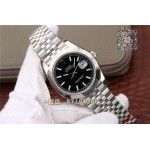  Rolex Noob Factory  Datejust Saphire 126300 schwarzes Zifferblatt  replica