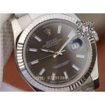 Rolex Noob Factory  Datejust 41mm  graues Zifferblatt 126334 replica