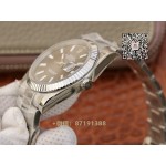 Rolex Noob Factory  Datejust 41mm  graues Zifferblatt 126334 replica