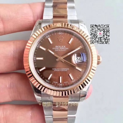 Rolex Noob Fabrik  18K coffee Zifferblatt 126331 replica paypal