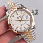  Rolex Datejust Noob Fabrik vergoldet 126303 weißes Zifferblatt replica