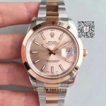 Rolex Noob factory 126301 18k Roségold datejust  41 mm Saphire replica 