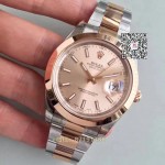 Rolex Noob factory 126301 18k Roségold datejust  41 mm Saphire replica 