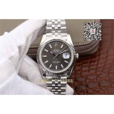  Rolex Noob Factory  Classic Datejust 126334 grau replica