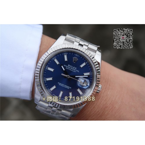  Rolex Noob Factory  Datejust 126334 blaues Zifferblatt  41mm replica