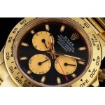 Rolex Noob Fabrik 116508 Vollgold Daytona schwarz replica 