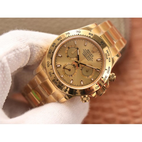 Rolex Noob Factory Daytona vergoldete 116508 wasserdicht replica 