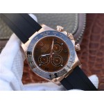 Rolex Noob Factory Daytona coffee 116515LN kautschukarmband replica