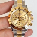 Rolex Noob factory Daytona 4130 Uhrwerk 116503 gelbes Gold Stahl replica