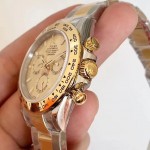 Rolex Noob factory Daytona 4130 Uhrwerk 116503 gelbes Gold Stahl replica