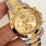 Rolex Noob factory Daytona 4130 Uhrwerk 116503 gelbes Gold Stahl replica