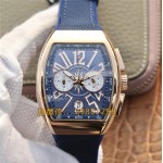 franck muller vanguard Roségold blau 45mm arabische Ziffern