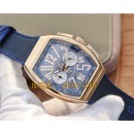 franck muller vanguard Roségold blau 45mm arabische Ziffern