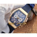 franck muller vanguard Roségold blau 45mm arabische Ziffern