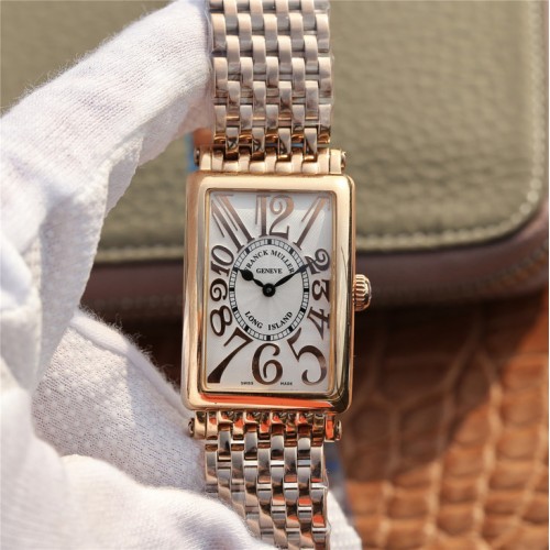 franck muller Long Island 952 Roségold weiß 