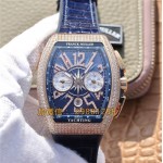 Franck Muller Vanguard blau 44mm Lederband