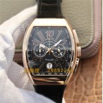 franck muller vanguard Roségold schwarz 45mm 