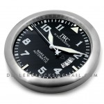 IWC Mark xvii  arabische ziffern stahl Schwarz  Wanduhr