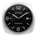 Panerai Radiomir Black Seal weisses arabische Ziffern stahl 35cm wanduhr